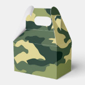 Militaire Leger Thema Gable Box voor Verjaardagsfe Bedankdoosjes (Achterkant)