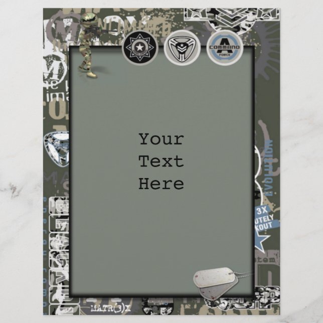 Militaire letterhead (Voorkant)