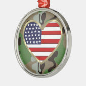 Militaire liefde metalen ornament (Links)