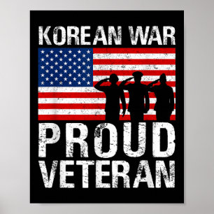 Militaire Mannen Vrouwen troffen de Veteraan van d Poster