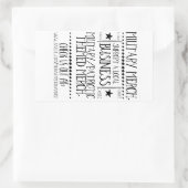 Militaire Merch. Advertentie Sticker (Tas)