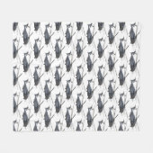 Militaire MH-53-helikopter Fleece Deken (Voorkant (Horizontaal))