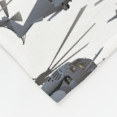 Militaire MH-53-helikopter Fleece Deken (Hoek)