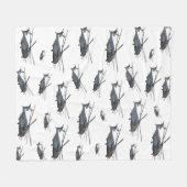 Militaire MH-53-helikopter Fleece Deken (Voorkant (Horizontaal))