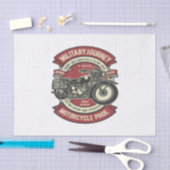Militaire motorfietsen tissuepapier (Craft)
