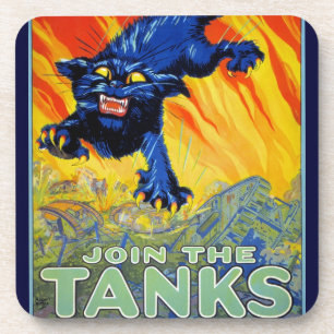  militaire oorlog die zich herstelt met een wilde  bier onderzetter