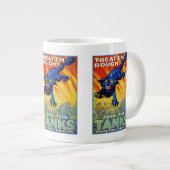 militaire oorlog die zich herstelt met een wilde jumbo mok (Voorkant rechts)