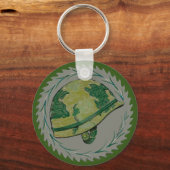 militaire oorlogshHelm Sleutelhanger (Voorkant)