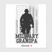 Militaire Opa Sticker (Vel)