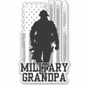 Militaire Opa Sticker (Voorkant)