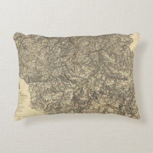 Militaire operaties van de Campagne van Atlanta 3 Accent Kussen
