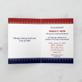 Militaire opleiding Graduation Party Custom Invite (Binnen)