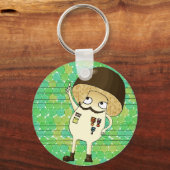 Militaire paddenstoel sleutelhanger (Voorkant)