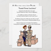 Militaire partij voor de opwarming van de aarde kaart (Voorkant / Achterkant)