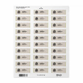 Militaire Patriottische Adelaar Logo Seal Etiket (Full Sheet)
