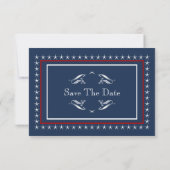 Militaire Patriottische Bruiloft Save The Dates Save The Date (Achterkant)