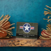  militaire patriottische ster fotoplaat (Zijkant)