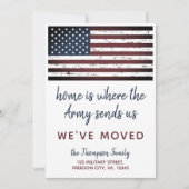 Militaire PCS-beweging We hebben de Amerikaanse vl Aankondiging (Voorkant)