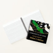Militaire pensionering Thin Green Line Party Guest Notitieboek (Binnen)