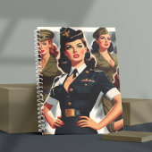 Militaire Pin-up Notitieboek