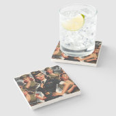  Militaire Pin-up Stenen Onderzetter (Zijkant)