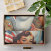  Militaire Pin-up Tissuepapier (Geschenk)