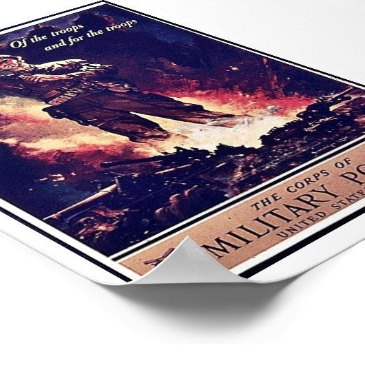 Militaire politie poster (Hoek)