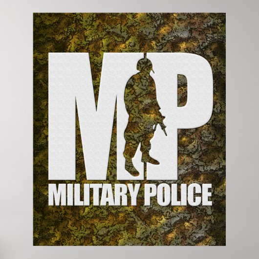 Militaire politie poster (Voorkant)