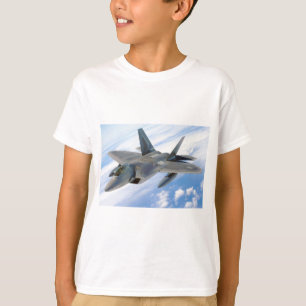 militaire raptor-vliegtuigjager t-shirt