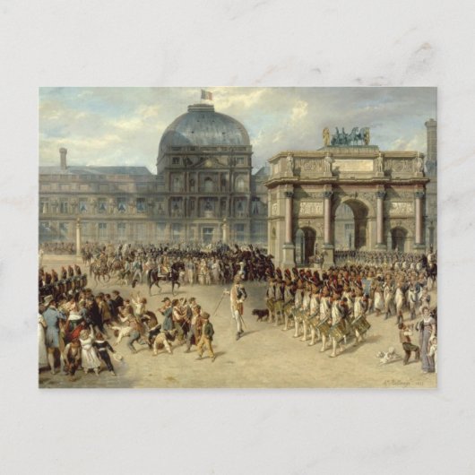 Militaire Review onder het Rijk Briefkaart (Voorkant)