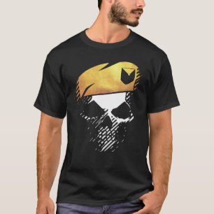 Militaire Schedel Tactische Soldaat Baret Ontwerp T-shirt