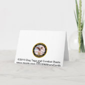 Militaire soldaat Cinco de Mayo Kaart (Achterkant)