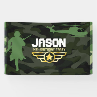 Militaire stijl partij achtergrond spandoek