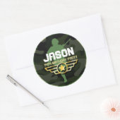 Militaire stijl Party Sticker (Envelop)