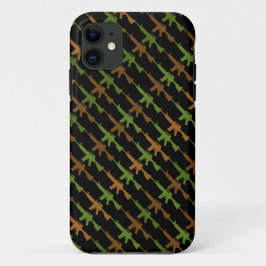 Militaire Stijl Pistool Camouflage GI Geweer Cool  iPhone 11 Hoesje