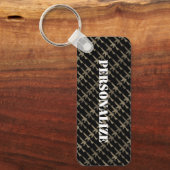 Militaire Stijl Pistool Camouflage GI Geweer Zwart Sleutelhanger (Voorkant)