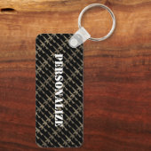 Militaire Stijl Pistool Camouflage GI Geweer Zwart Sleutelhanger (Achterkant)