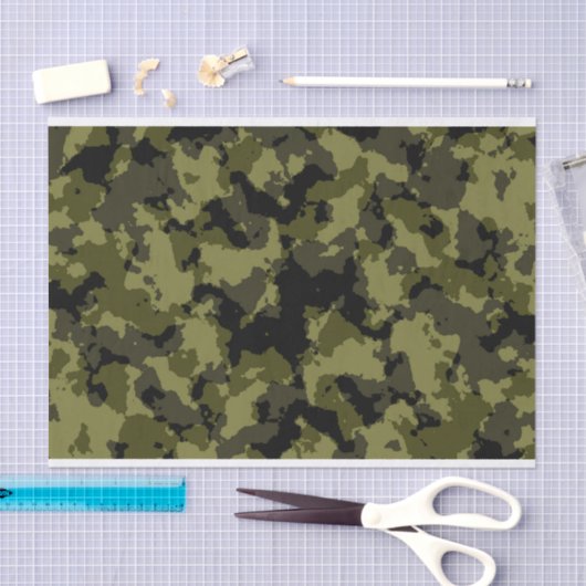 militaire stijl van Camouflage Tissuepapier (Craft)