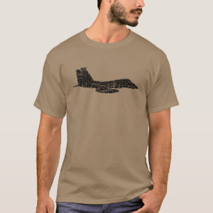 militaire straaljager fonetisch alfabet t-shirt