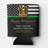 Militaire Thin Green Line Boots Pensioen Partij Blikjeskoeler (Achterkant)