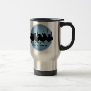 Militaire Tribution Travel Mug Lest We vergeten oo Reisbeker