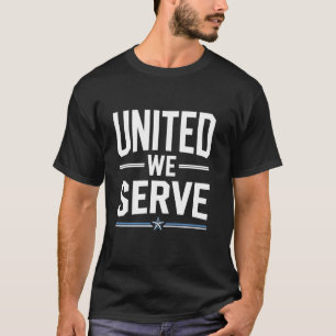 Militaire trots ondersteunen onze troepen Veterane T-shirt