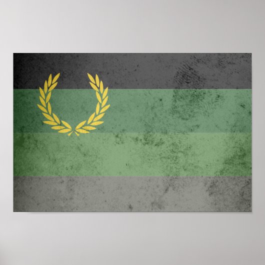 MILITAIRE UNIFORM TROTSVLAG POSTER (Voorkant)