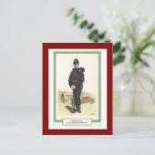  militaire uniformen, 1903, COnstable RIC Briefkaart (Staand voorkant)