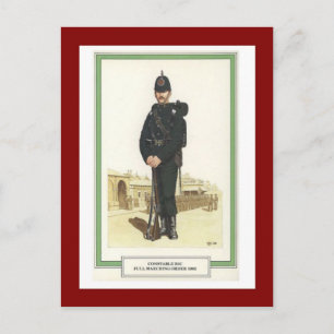  militaire uniformen, 1903, COnstable RIC Briefkaart