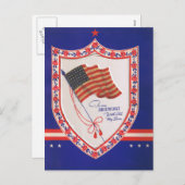  militaire Valentijn Feestdagenkaart (Voorkant / Achterkant)