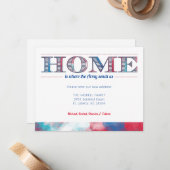 Militaire Verhuizing Aankondiging (Voorkant / Achterkant in situ)