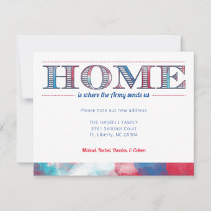 Militaire Verhuizing Aankondiging