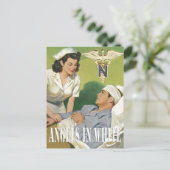 Militaire verpleegkundigen - engelen in wit Briefk Briefkaart (Staand voorkant)