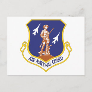 Militaire veteraan van de Nationale Garde Briefkaart
